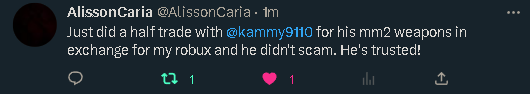 kammy9110's tweet photo. robux half trrade https://t.co/RnQrZ2cvwv