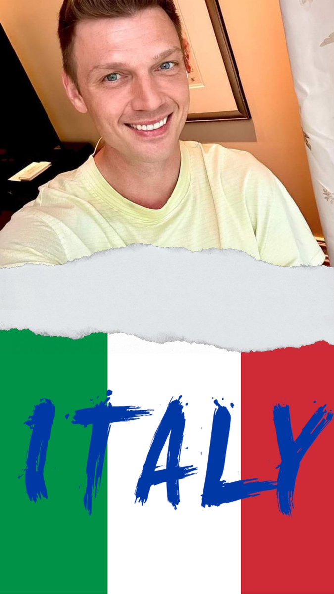 bsbarmy86's tweet image. With Italian origins, it was impossible not to create an account on Nicola Maisano in art Nick Carter. Italy will always be his home