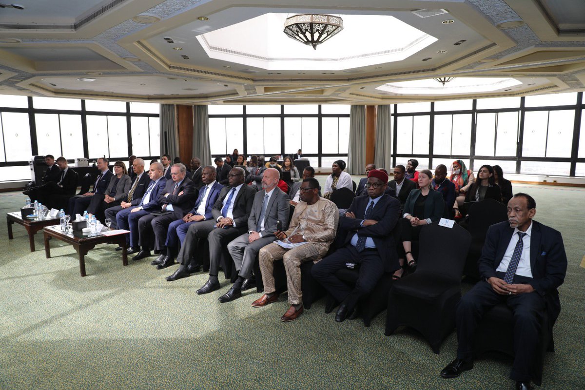 Opening remarks by #CCCPA DG, @ahmedabdelatif_ ,Deputy Minister for Foreign Affairs Amb. Hamdi Loza, Amb Christian Berger @EUinEgypt, @elenapanovaUN & @SylvainMerlen at the Opening Ceremony on the 1⃣Climate Responsive Programming 4️⃣Sustaining #Peace training Course.@CRSP_COP27