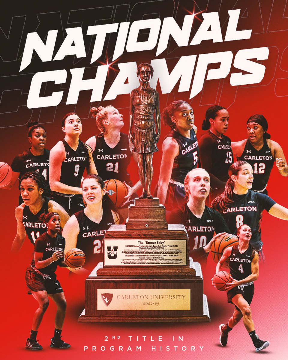 Spectacular National Championship victories by <a href="/CURavens/">Carleton Ravens</a> women's and men's basketball teams over the weekend. Congrats to these amazing athletes and  coaches for making history! <a href="/Carleton_U/">Carleton University</a> is the first university since 1985 to win both <a href="/USPORTSca/">U SPORTS</a> national championships! #CUProud