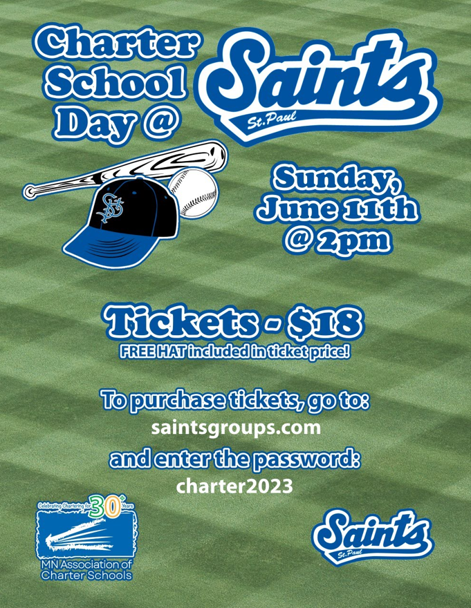 MNCSK12 (@mncsk12) on Twitter photo Charter School Day @ Saints Charter School Day @ Saints