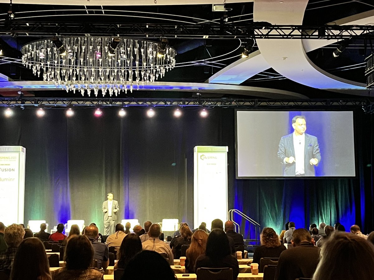 KareenKircher's tweet photo. “Set a #goal that you don’t know how to #achieve.” It’s ok to improvise…take two steps and towards your goals and #improvise. Thanks, @avishp  for a great #keynote  on day 2 of #drjspring2023 https://t.co/yQE7g1D0P5