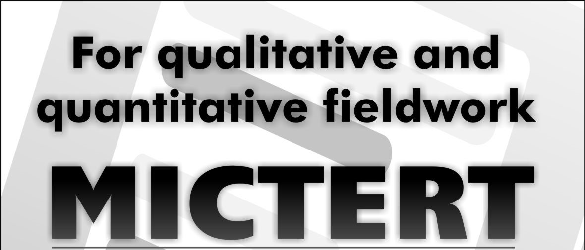 The fieldwork behind knowledge
info @mictert.co.za