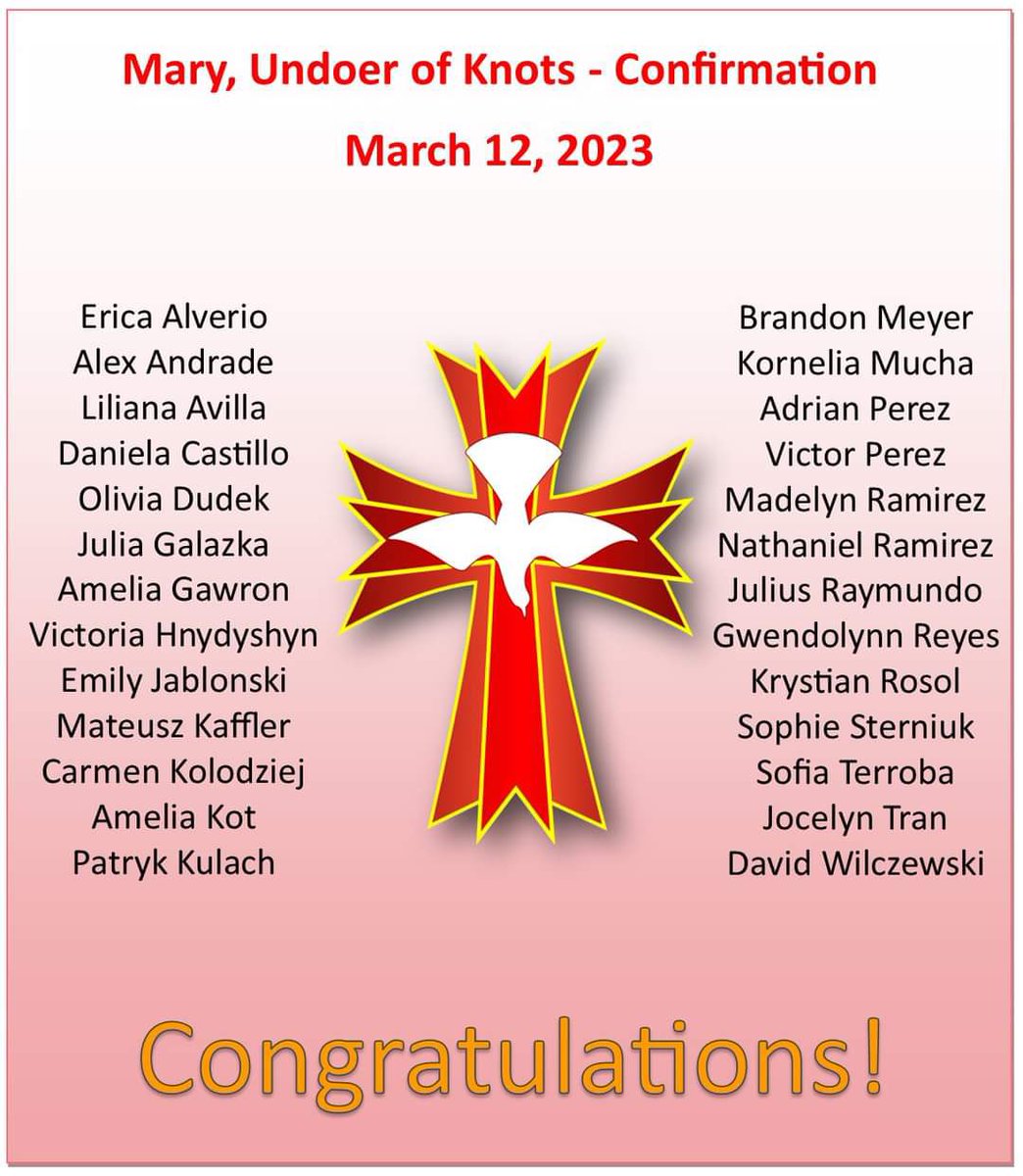 stconstance2019's tweet photo. Congratulations to our eighth grade students who received the sacrament of Confirmation. May all God’s Blessings be yours. @ChiCathSchools @bigshoulderschi https://t.co/UshdUQPeeH
