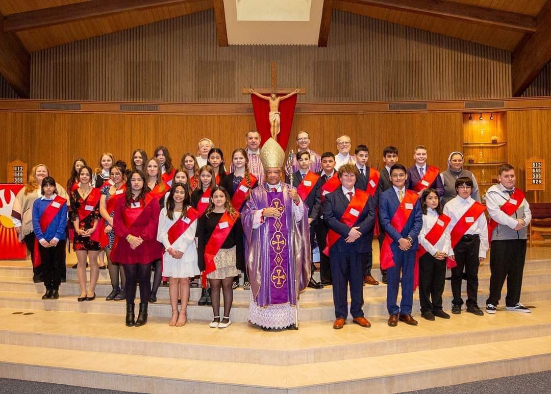 stconstance2019's tweet photo. Congratulations to our eighth grade students who received the sacrament of Confirmation. May all God’s Blessings be yours. @ChiCathSchools @bigshoulderschi https://t.co/UshdUQPeeH