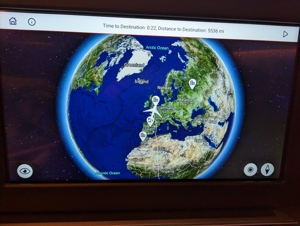 dazburn's tweet image. Some weird glitch in the multiverse overnight on our @British_Airways flight from CPT to LHR.