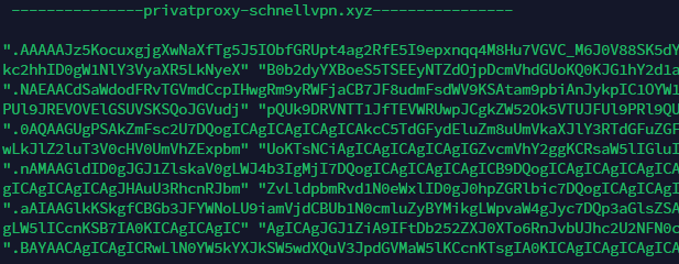 OGoldwave's tweet photo. #ViperSoftX is back, doesn't look like much has changed.

c2 arrowlchat[.]com

Still fetching powershell txt records from privatproxy-schnellvpn[.]xyz https://t.co/VLhISark8Y
