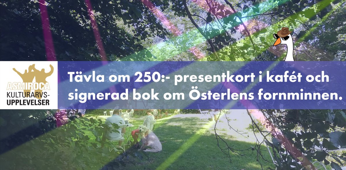 Efter två fina matcher igår tänkte vi tävla ut lite kultur (se bild) i samarbete med vår sponsor Asmiroca Kulturarvsupplevelser🤎

För att tävla ska du:

- Följa oss
- Gilla + dela denna post
- Kommentera hur många kills du tror vår ADC <a href="/ThatGuy_HS/">Adam</a> får totalt i nästa dubbelmöte