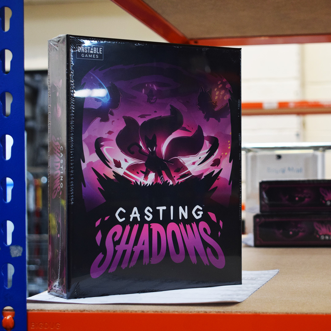 GamesQuest's tweet image. ⚔️UK and EU Fulfilment Update:

Casting Shadows fulfilment is now underway, from our good friends over at @TeeTurtleHQ. The immersive, strategic board game will soon be with you!🐢

EU: 41% Complete
UK: 31% Complete
#castingshadows #teeturtle