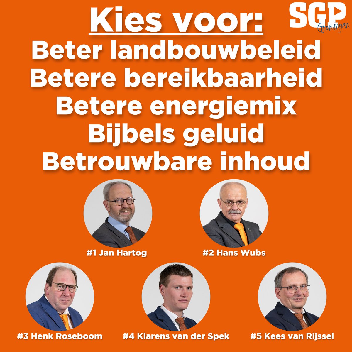 Kies 5x B voor:
Beter landbouwbeleid
Betere bereikbaarheid
Betere energiemix
Bijbels geluid
Betrouwbare inhoud
#groningenstemtSGP #rechtdoen #PS2023

groningen.sgp.nl/home