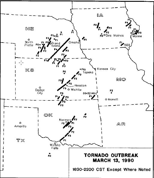 NWS Omaha on Twitter "RT weather_history March 13, 1990 A massive