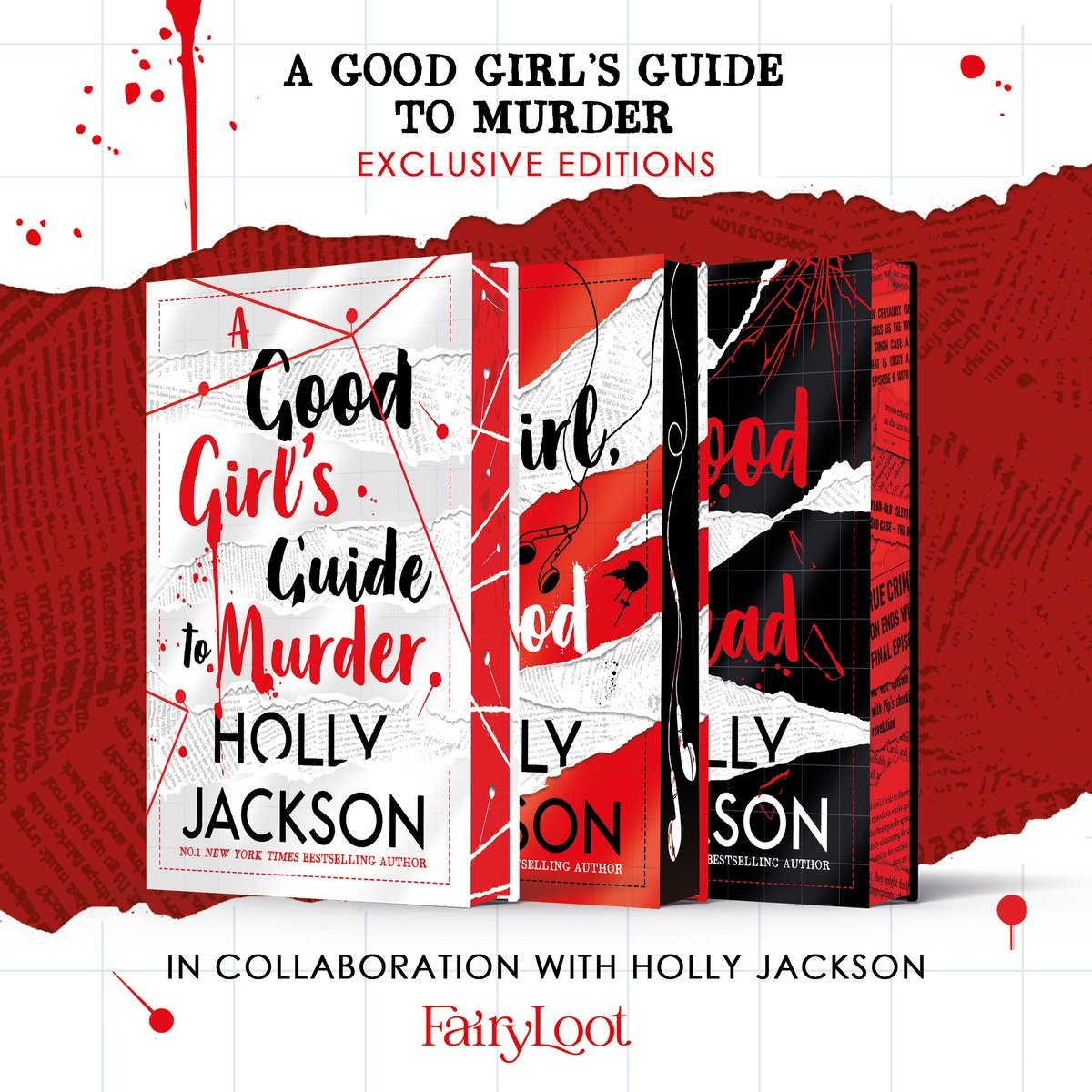 We are so thrilled to present to you… the ‘A Good Girl’s Guide to Murder’ Exclusive Mortal Editions, brought to you in collaboration with @HoJay92 and @EMTeenFiction!