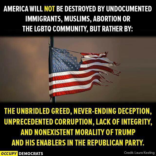 1DESTROYTHEGOP's tweet photo. Blame Trump for #BankCrashes, #TrainCrashes, and everything else that is wrong with America today. More, blame the #MAGAt party, the @GOP, that still cowers at his feet.
#GOPCorruptionOverCountry #GOPSeditiousTraitors #GOPLiesAboutEverything #GOPClownShowContinues https://t.co/vHgcfky3hg