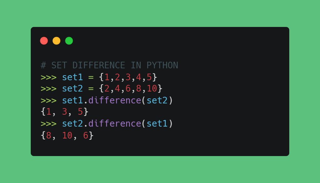 profesortech's tweet photo. How to Find Set Difference in Python https://t.co/x4zHpGGHHv https://t.co/dd9ScXzo6E