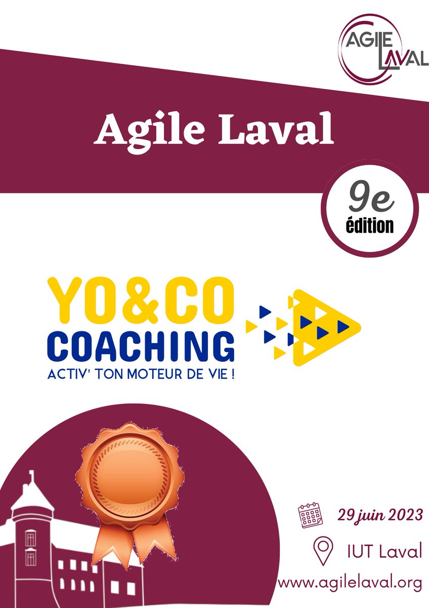C'est avec grand plaisir que nous vous annonçons notre Deuxième sponsor Bronze pour #AgileLaval23. Merci à Yoann Tiger de nous soutenir de nouveau cette année.