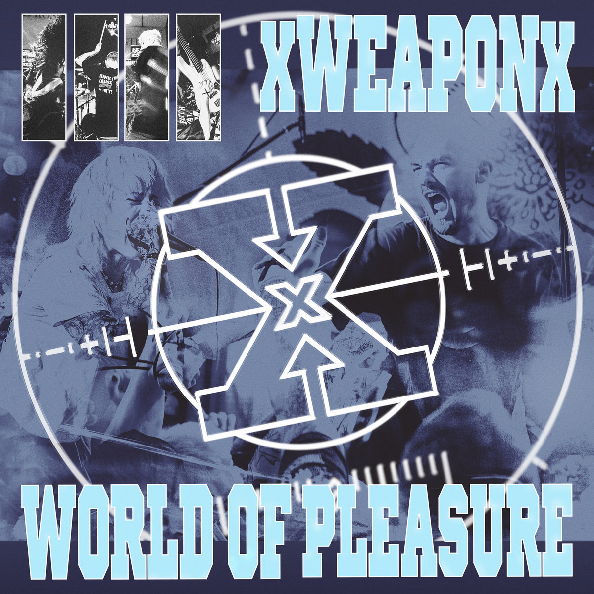 brooklynvegan's tweet photo. Listen to Knocked Loose offshoot XweaponX and Mortality Rate offshoot World of Pleasure's new split EP https://t.co/9LVr1nDTWe https://t.co/2ktKeJ5C4i