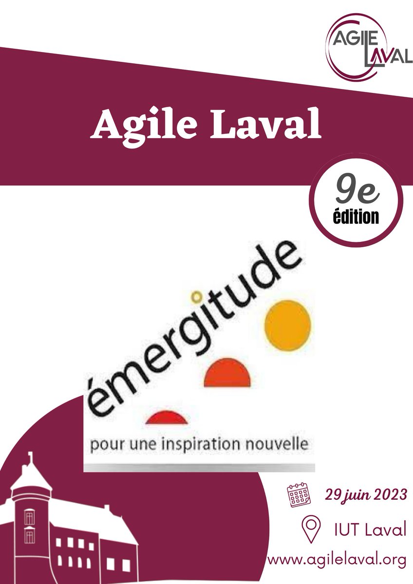 C'est avec grand plaisir que nous vous annonçons notre premier sponsor Bronze pour #AgileLaval23. Merci à <a href="/emergitude/">Emergitude</a>  de nous soutenir de nouveau cette année.