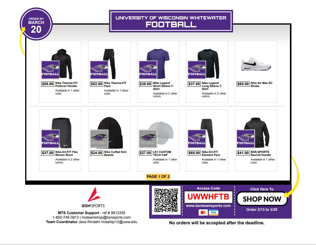 Warhawk Football on Twitter "Time to load up on Warhawk gear! Team