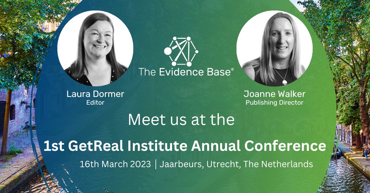 TheEviBase's tweet photo. We'll be at the inaugural @GetReal_Inst conference later this week. @Laura_Dormer and @SciComm_Jo will be on site covering the event. Do reach out you'd like to meet up. 

#RWE #RWD #realworldevidence #realworlddata #GetReal #hta https://t.co/fkM8zXzYFg