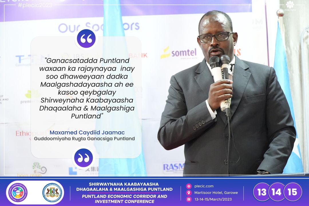 Mohamed Aid Jama
Chairman of Puntland chamber of commerce and industries