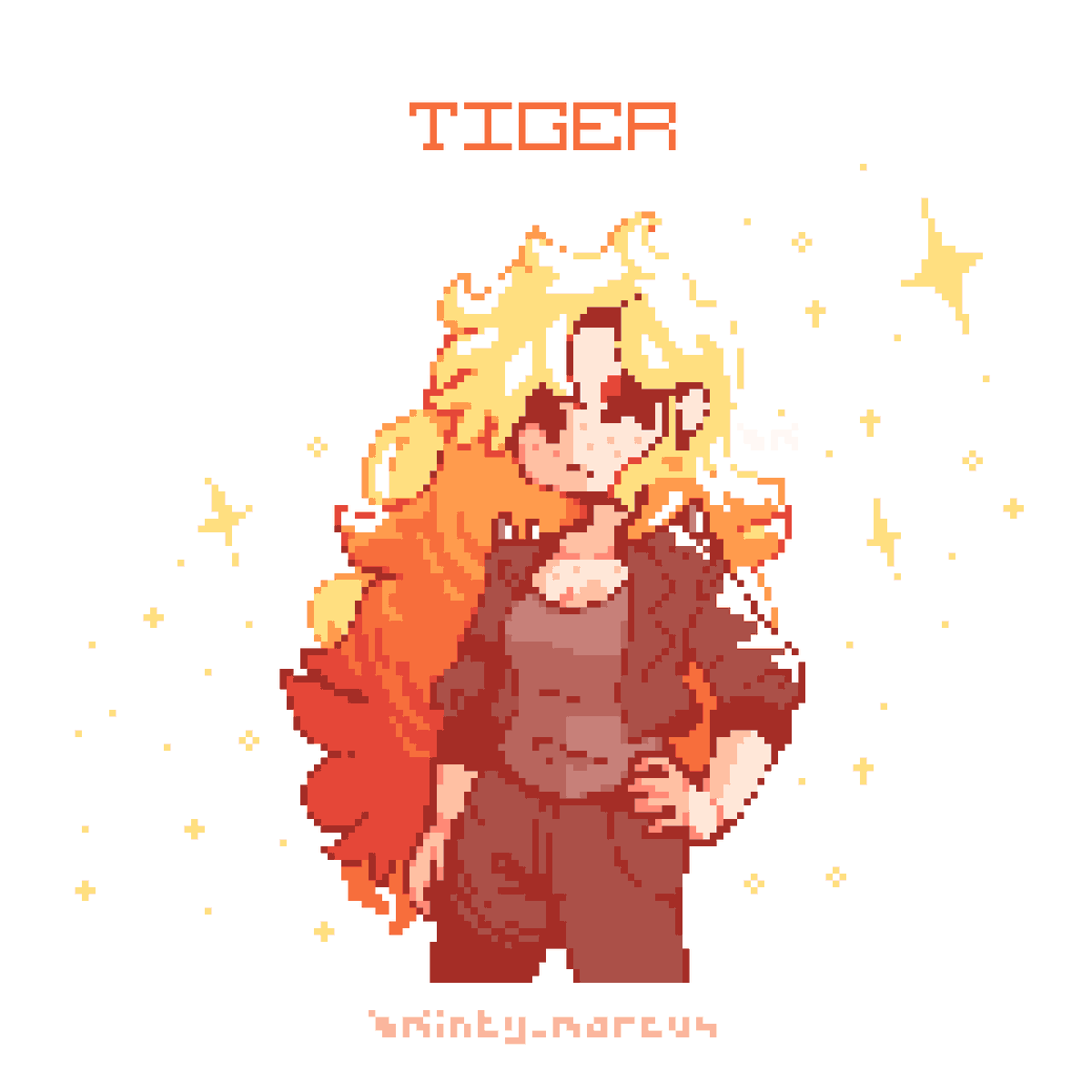 roar 🐯✨

tiger from nerd and jock!
#nerdandjock | #pixelart