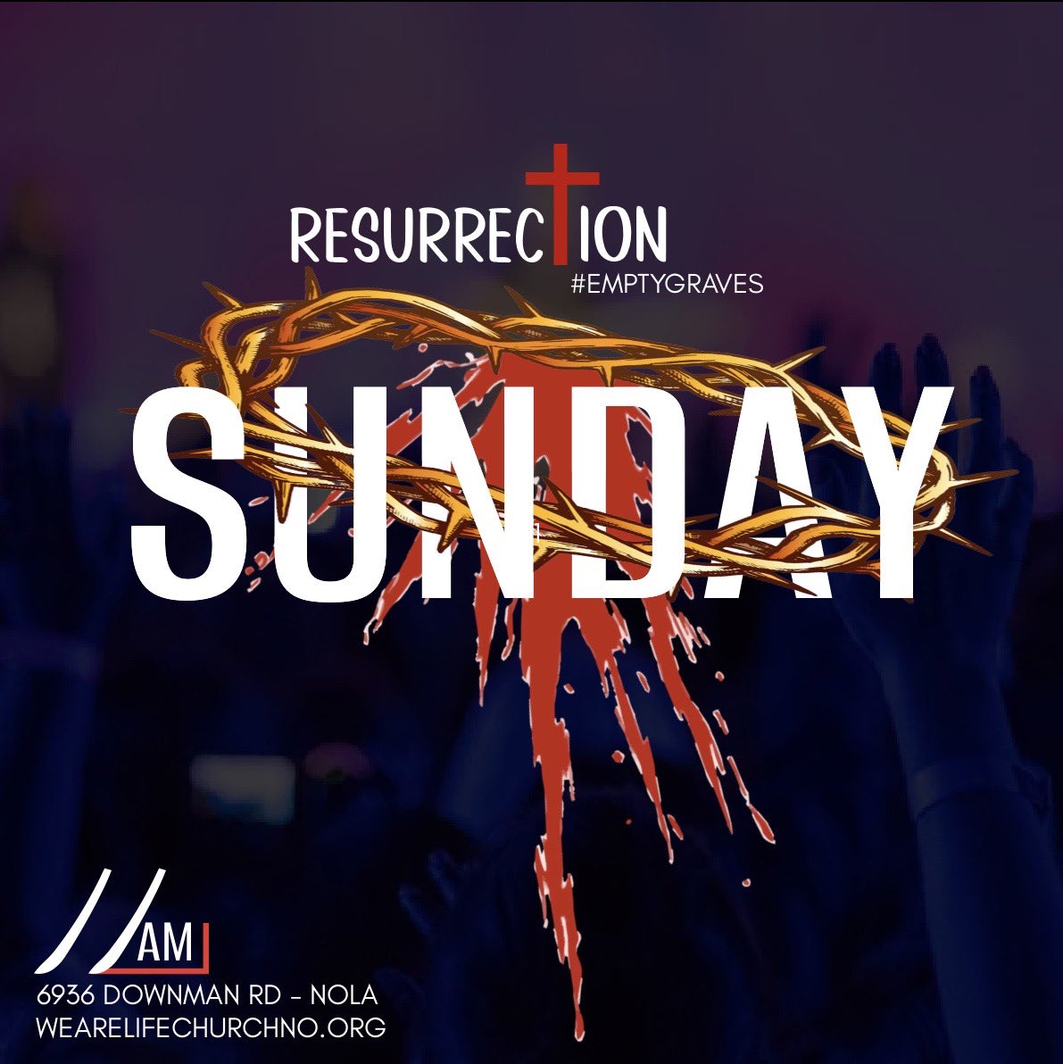 MaizeWarrenJr's tweet photo. Trust me, Life Church is the place to be for Resurrection Sunday….GET THERE EARLY!
#emptygraves #ResurrectionSunday #wearelifechurchno #lifeeverywhere #lifechurch #LCStrong @TanethiaWarren https://t.co/r6wu58pVeD