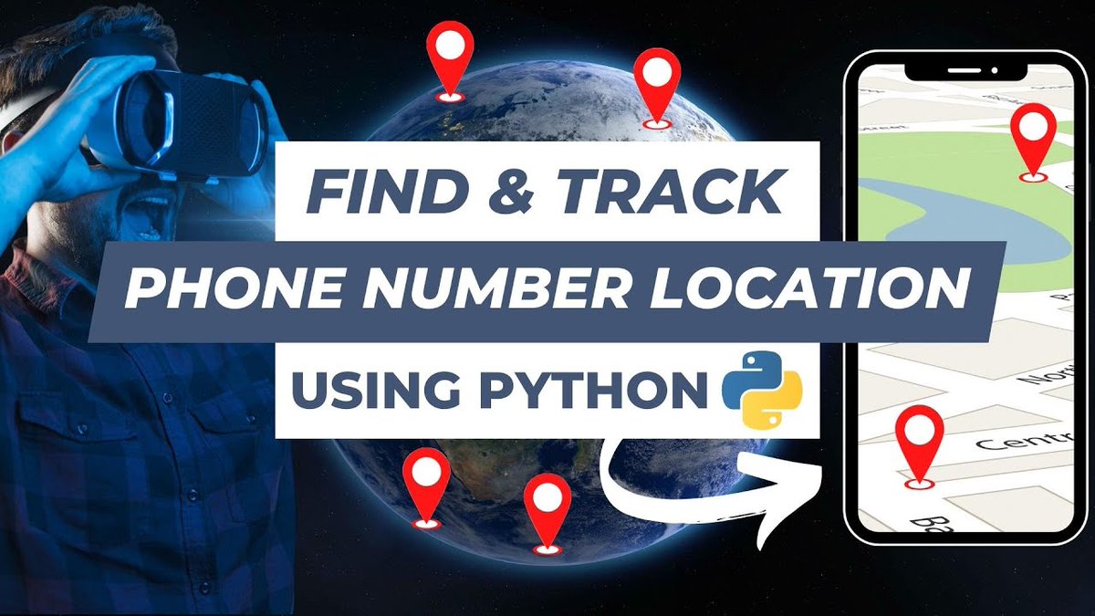 Python_Income's tweet image. How To Track Someone Location With Phone Number Using Python   Trace Mobile Number Location 2023

link to vidéo ------&amp;gt; youtu.be/SPC5xj2utms

buymeacoffee.com/PythonIncome

#tracklocation #pythonprojects #pythonbot #pythontutorial #pythonforbeginners