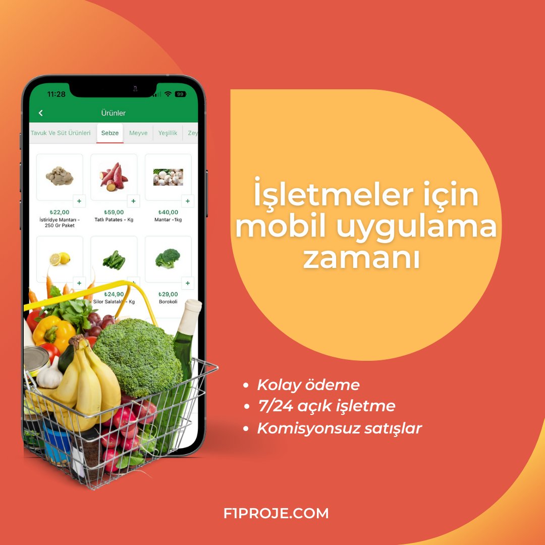 İşletmenize özel sipariş uygulaması için hemen bizimle iletişime geçin, satışlarınızı arttırın.

#yazilimgelistirme #müşterimemnuniyeti #mobilişletme #appstoreuygulama #siparisuygulaması #playstore #işletmelereözel #androiduygulamageliştirme #mobiluygulamayazılım #eticaretsitesi