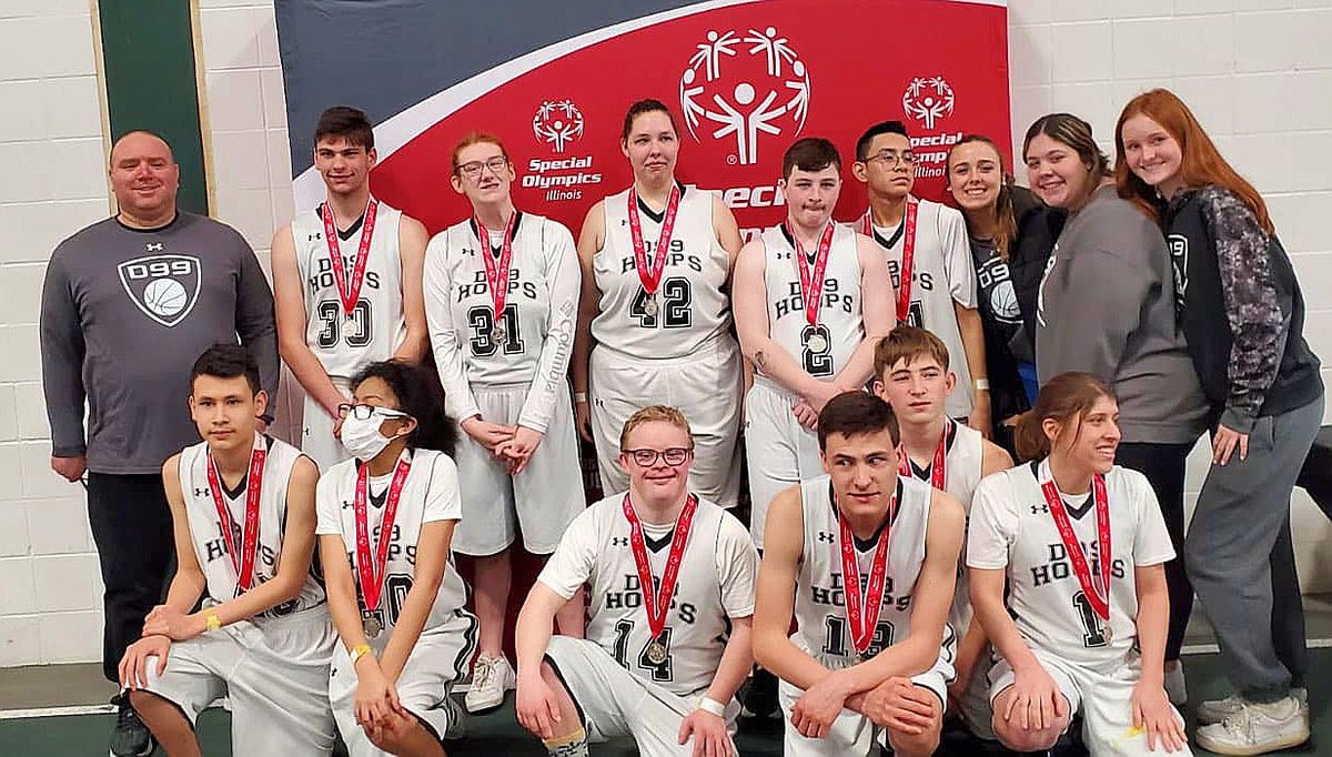 Dist_99's tweet image. Congratulations to @D99Hoops Team 1 walked away State Champions of Division 7 &amp;amp; Team 2 finished second in State in Division 2. We are SO proud of you! #wearedgn #dgspride #99learns