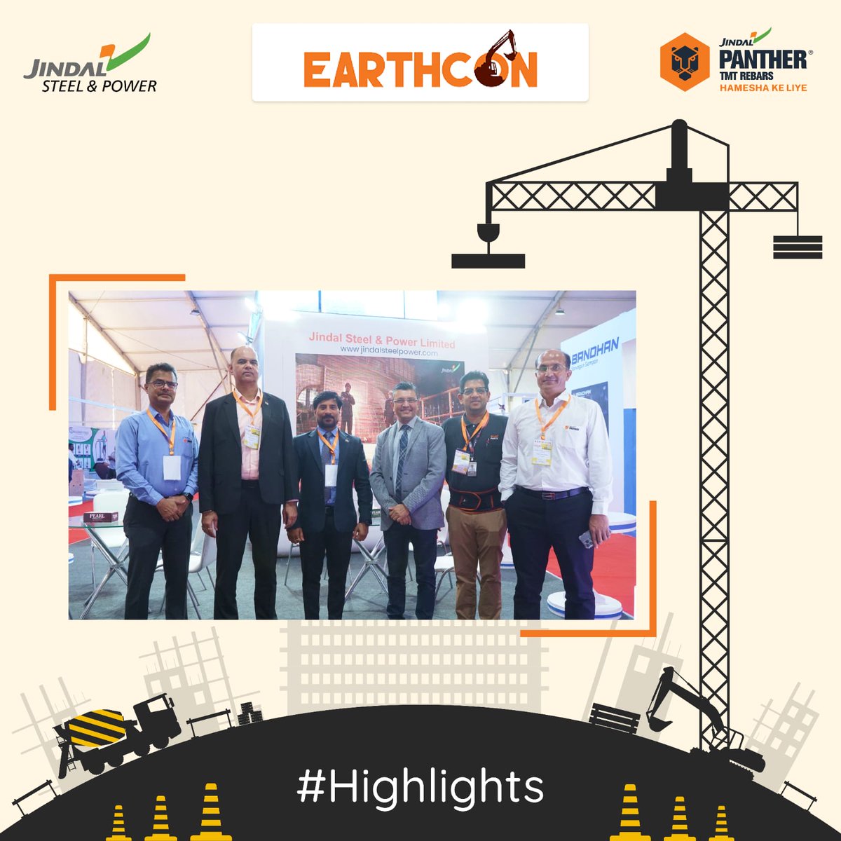 JindalPanther's tweet photo. Jindal Steel and Power stall at Earthcon was buzzing with visitors and activities on Day 3. Kudos to our representatives for putting up a stellar show. Here are some highlights of the final day.
#Earthcon #JindalPanther #HameshaKeLiye #BuildingStrongIndia https://t.co/MeQmw8NWR2