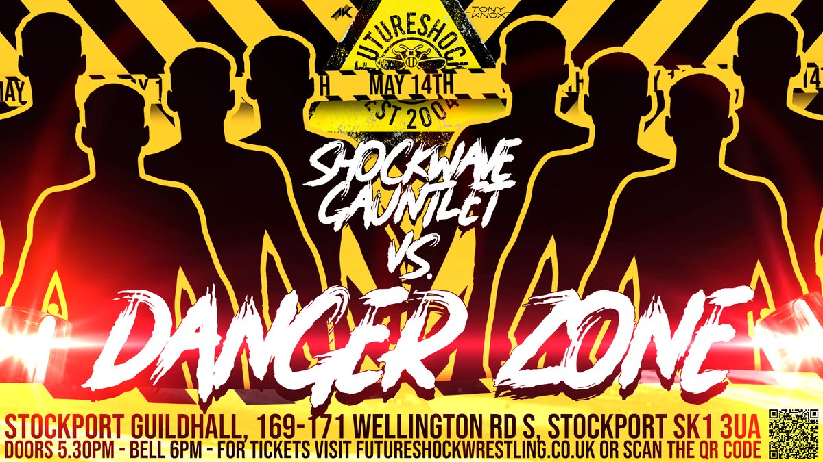 FutureShockWres's tweet photo. The #ShockwaveGauntlet returns at #FSWDangerZone.
The first #ShockwaveGauntlet took place in 2009, pitting @DamonLeigh, Dave Rayne, @ThatDamnBailey & SiValour against @chris_e_hq, @DannyTheHope, @TheJoeyHayes & Jack Domino.
Will any of them compete on May 14th? If so, who? https://t.co/a5MdJ5aqdC