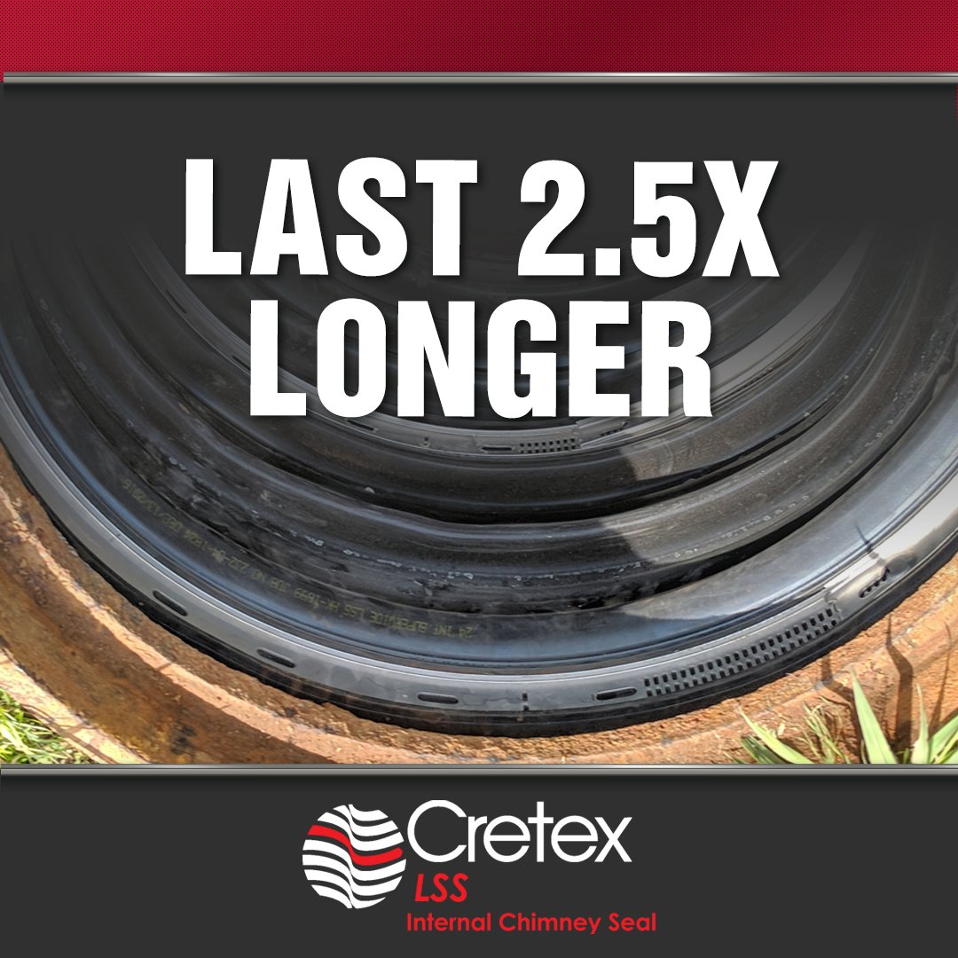 CretexSP's tweet image. A product that lasts 2.5 times longer than others solutions, means an overall reduction in cost, time and a solution that lasts. That's what you'll get with the LSS Internal Chimney Seal.

cretexseals.com/product/lss-ma…