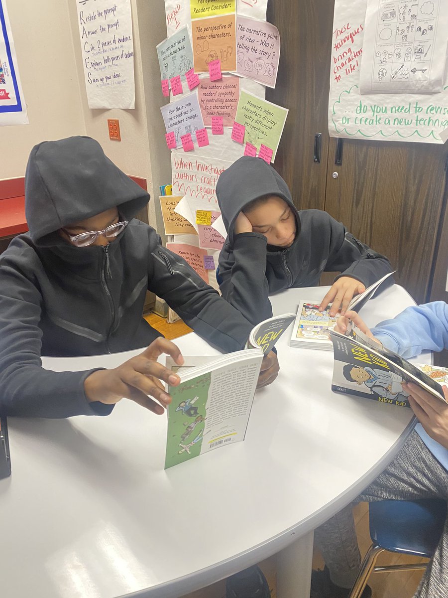 Monday joy ☺️is when your students ask to raid the book closet because they 🧡🖤their books in verse, and they want to read another 📖with friends in their📕 club. ✨#WPProud #MondayJoy  <a href="/caryncap718/">Caryn Friedman</a> <a href="/Principal_WP_MS/">Michael Eaton</a> <a href="/English_WPCSD/">English Dept - WPCSD</a> <a href="/DrJosephRicca/">WPCSDSuper</a> <a href="/mspetter/">Viri Pettersen</a>