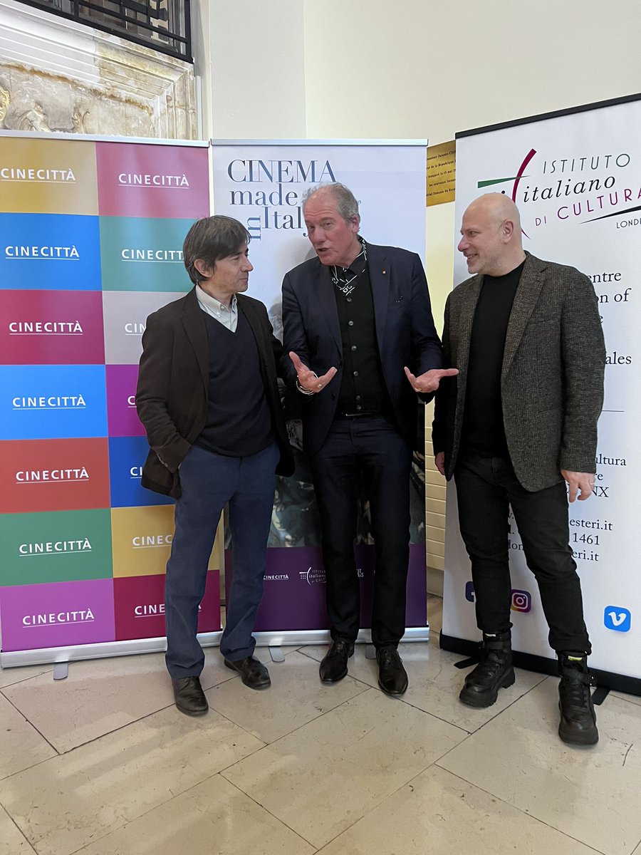 aojwFL_BFC's tweet photo. Great 4th night of #CinemaMadeInIty @ifru_london presenting the impressive #TheBoneBreakers with its dynamic likeable creator #VincenzoPirotti & Gianni Amelio’s wonderful #LordOfAnts with it’s likeable funny very talented leading actor @LoCasciofanpage @iiclondra @Film_London https://t.co/7TSRoO8fkd
