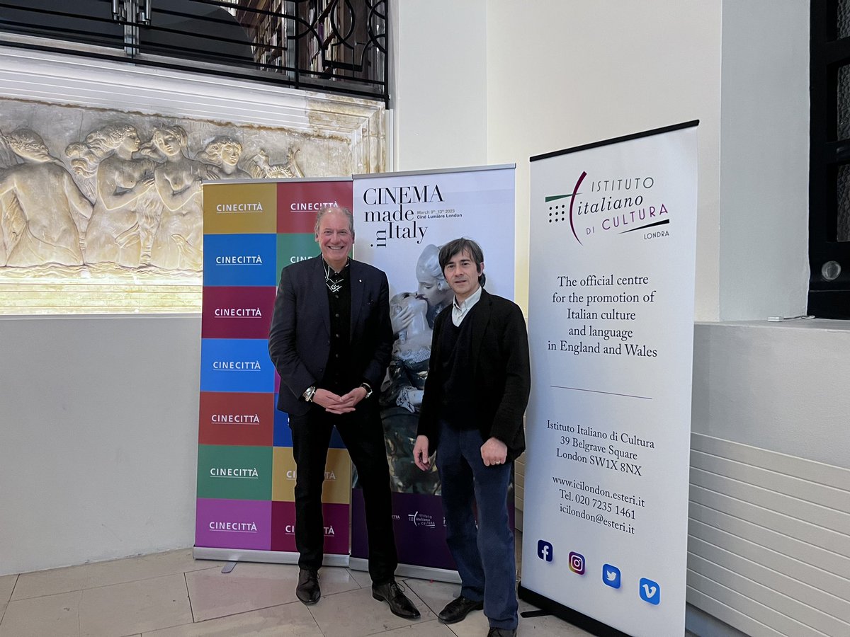 aojwFL_BFC's tweet photo. Great 4th night of #CinemaMadeInIty @ifru_london presenting the impressive #TheBoneBreakers with its dynamic likeable creator #VincenzoPirotti & Gianni Amelio’s wonderful #LordOfAnts with it’s likeable funny very talented leading actor @LoCasciofanpage @iiclondra @Film_London https://t.co/7TSRoO8fkd