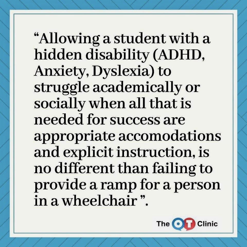 #ADHhD #anxiety #dyslexia #hiddendisability