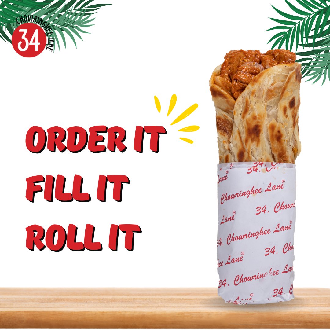 34CLOfficial's tweet photo. Order your loved Roll, fill it in your tummy and see the satisfaction rolling in your heart. Order now! 😉

#rolls #rocknroll #rollitup #yummyrolls #deliciousrolls #keeprolling #rollicious #indianfood #baapforallrolls #rollsonrolls #frankie #34CL #34chowringheelane https://t.co/FPQH2AhHKI