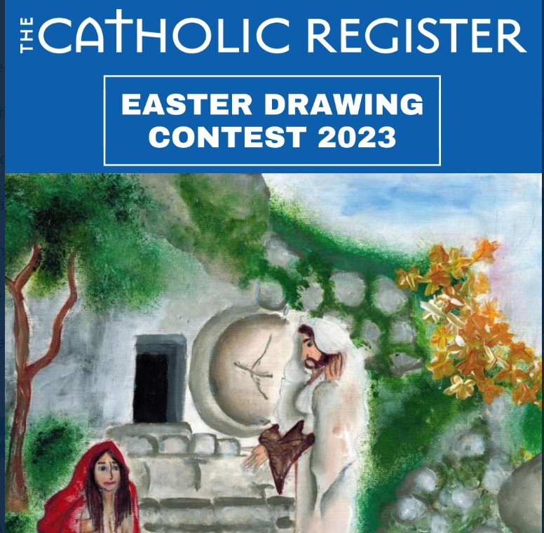 CatholicEdu's tweet photo. Students in grades 1-8 from across Canada are invited to send in entries to The Catholic Register’s 13th annual Children’s Easter Drawing Contest! Submission deadline is noon Eastern Time March 31, 2023.

Learn more: https://t.co/yqfHexp7NC https://t.co/7e9WTLWwN6