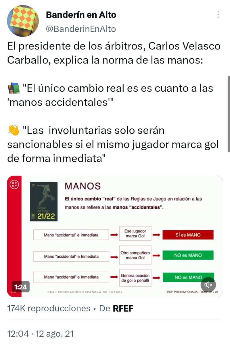 DatAthle's tweet photo. Una circular que dice que solo son revisables las manos inmediatas al gol, otra que las manos involuntarias sólo lo son si marca el mismo jugador y otra que el VAR sólo entra en errores flagrantes. Y tengo que leer el gol de @Williaaams45 no es gol. Ok. Cierro el tema. https://t.co/cMZnxwUBor