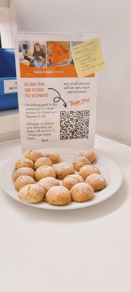 margarida_ruas_'s tweet photo. I'm taking part in the @ARUKnews #Makeorbake March campaign by bringing small bakes to work #luckypeople and crocheting a blanket that I plan to donate to a #dementia care home.
If you want to contribute/encourage me, follow the link to donate. 🙏🥰🧡➡️ https://t.co/LTlHQb8ChK https://t.co/YA4d7en2Yo