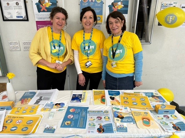 Raising awareness  #SleepAwarenessWeek #healthvisitors 
@LullabyTrust @iHealthVisiting @NHSHomerton @SaraSummersgil1 @mcmanusb