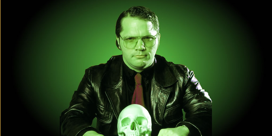 BritishComedy's tweet photo. Garth Marenghi could return to television says Matthew Holness: https://t.co/dhRE2oo2Pu https://t.co/l0zHvHyM8w