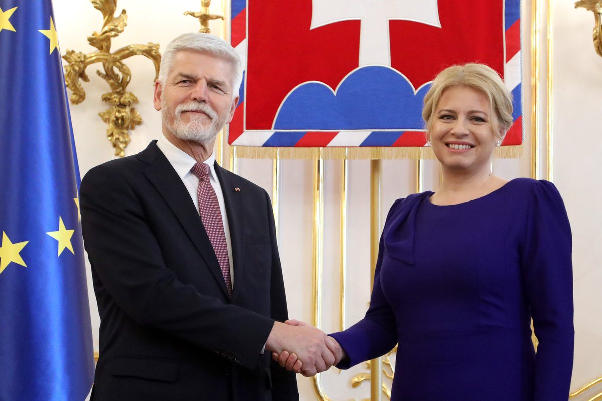 <a href="/prezidentpavel/">Petr Pavel</a> welcome to #Slovakia! Your first visit abroad underscores the closeness and friendship between our people and our countries. Shared values and interests shall guide our cooperation. 🇸🇰+🇨🇿