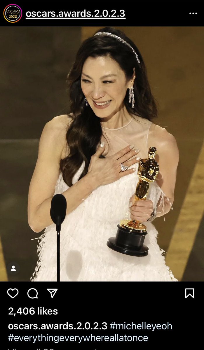 rubyfookitchen's tweet photo. #oscars #inspirational “For all the little boys &amp; girls who look like me watching -this is the beacon of hope &amp; possibilities”
#michelleyeoh First Asian #bestactress #kehuyquan #girls #history #rubyfoo #learn #read #goodreads #bookstagram  Be Who You See. ♥️ https://t.co/UBYknwi3XN
