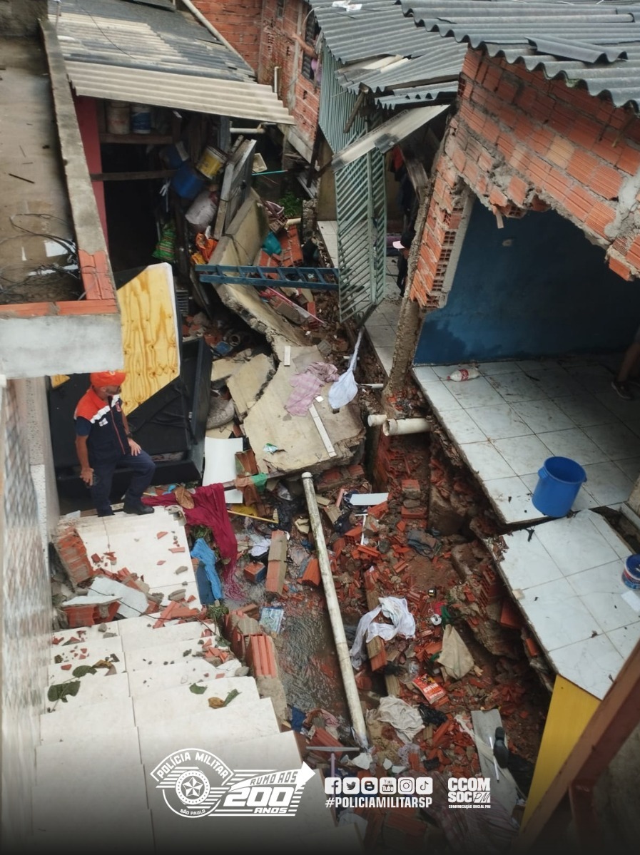 Policiais Militares resgatam moradores após desmoronamento de casas.

Confira: bit.ly/3yyQdrn