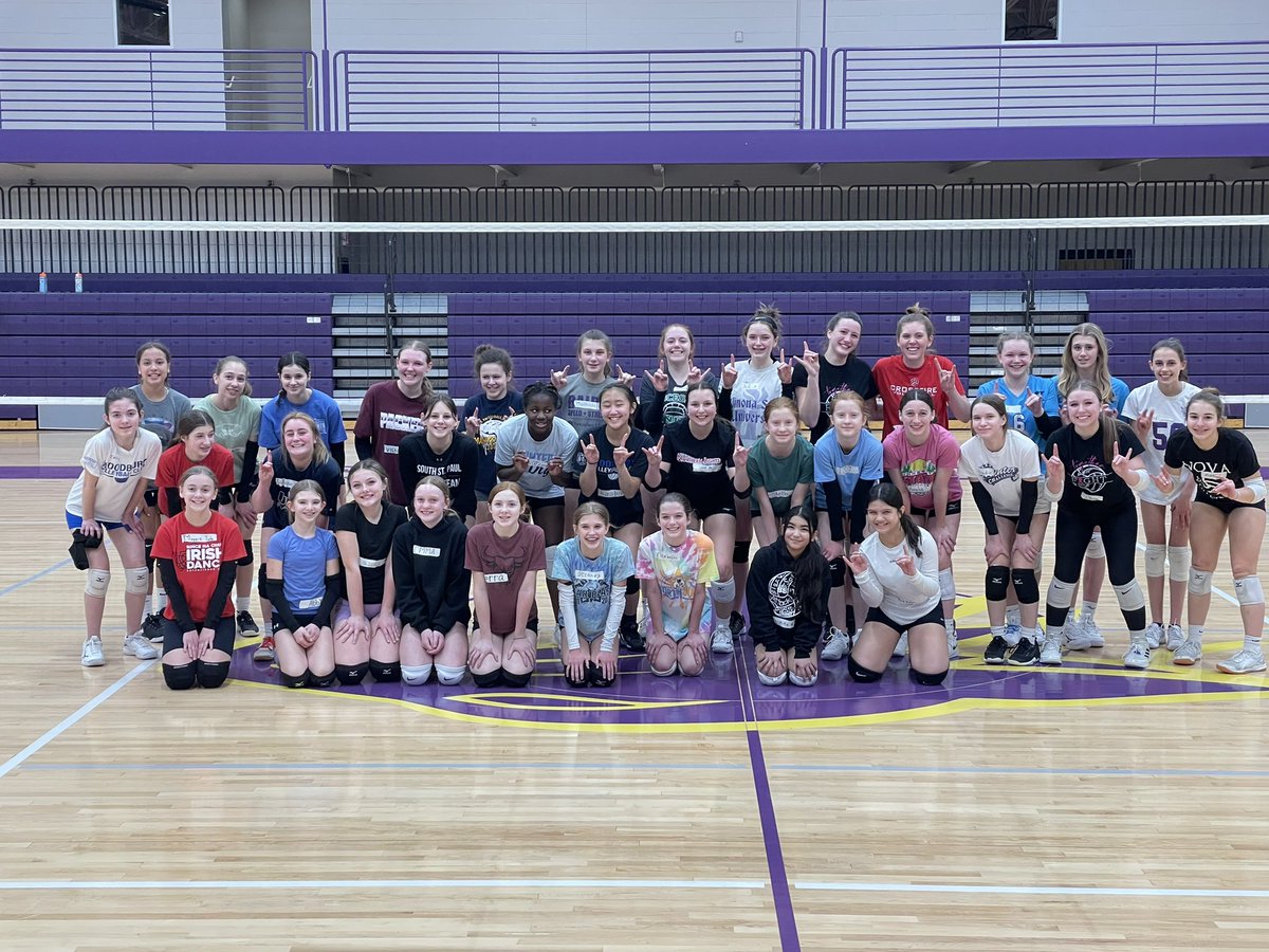 St. Kate’s Volleyball 2023 Spring Clinics off to a great start!