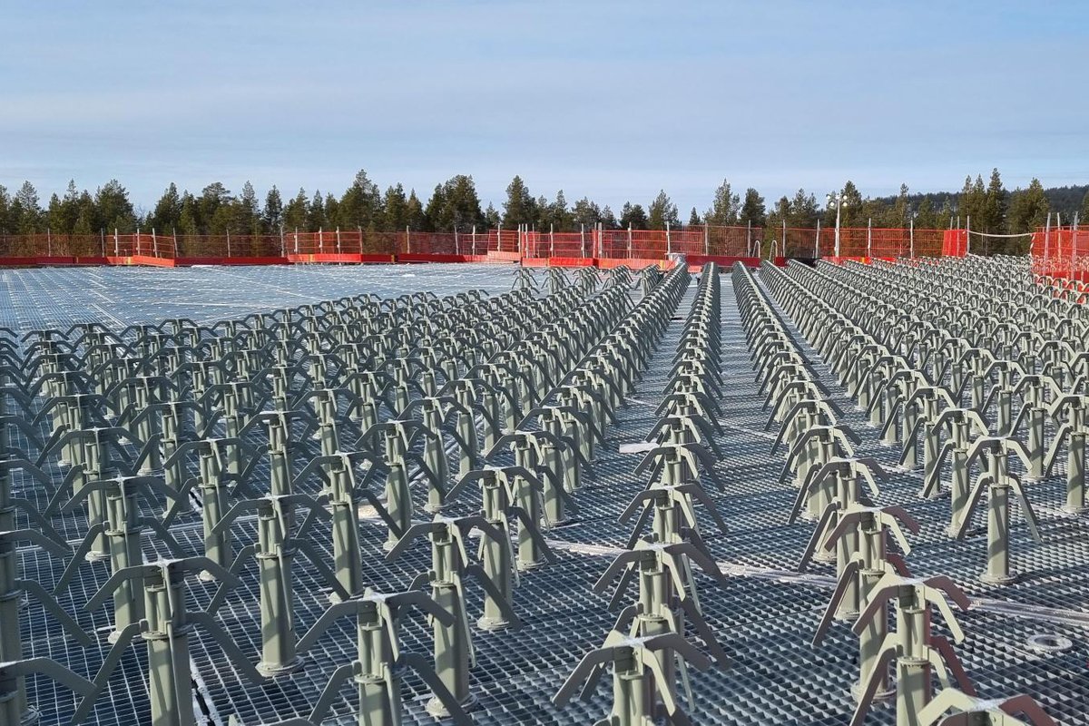 EISCATofficial's tweet image. #EISCAT3D status update: we are creating a forrest of antennas.
The installation of the antenna elements has started.