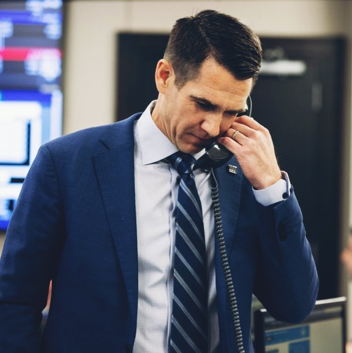chuckknoxx's tweet photo. The next few days will be stressful for this man. He has a vision and is executing it. 

Despite what you've read in comments sections, a random guy with 14 Madden titles under his belt, complaining about every move, is not smarter than Joe Schoen. Relax.

#TOGETHERBLUE #NYGIANTS https://t.co/GpbmgelKY4