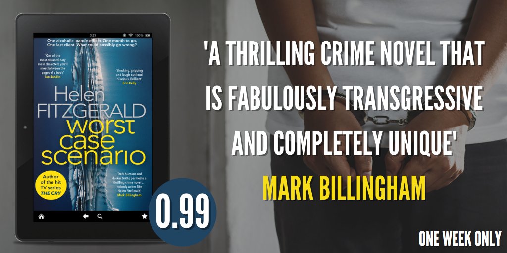 OrendaBooks's tweet photo. 👀
One alcoholic parole officer
One month to go
One last client
What could possibly go wrong?
#MeetMary…
💻@FitzHelen's deliciously dark, unapologetically funny, nail-bitingly tense #thriller #WorstCaseScenario is on #sale EVERYWHERE!
📲https://t.co/fmebob3E75
#BookTwitter https://t.co/aiIZUfxTDO