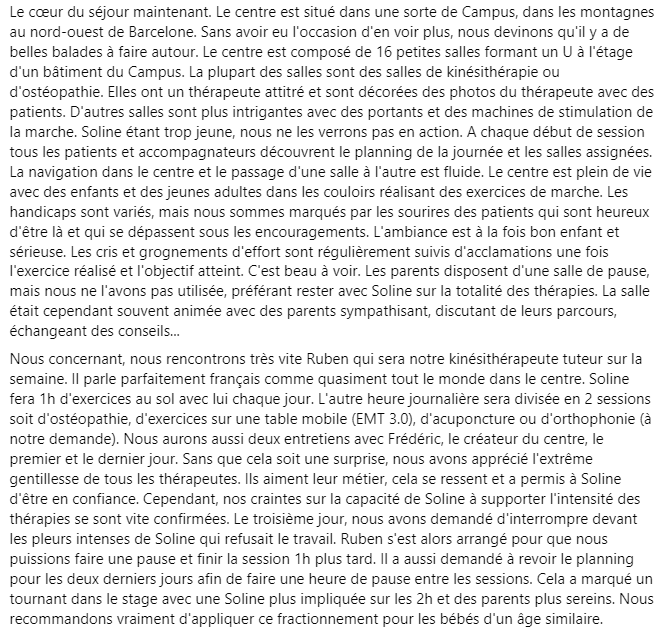 avecsoline's tweet photo. Notre témoignage complet suite à un stage Método Essentis d'une semaine pour Soline.
#avcpediatrique #avecsoline #Imoc #IMC #therapieintensive #metodoessentis #handicap #paralysiecerebrale https://t.co/bX1wm19Glb